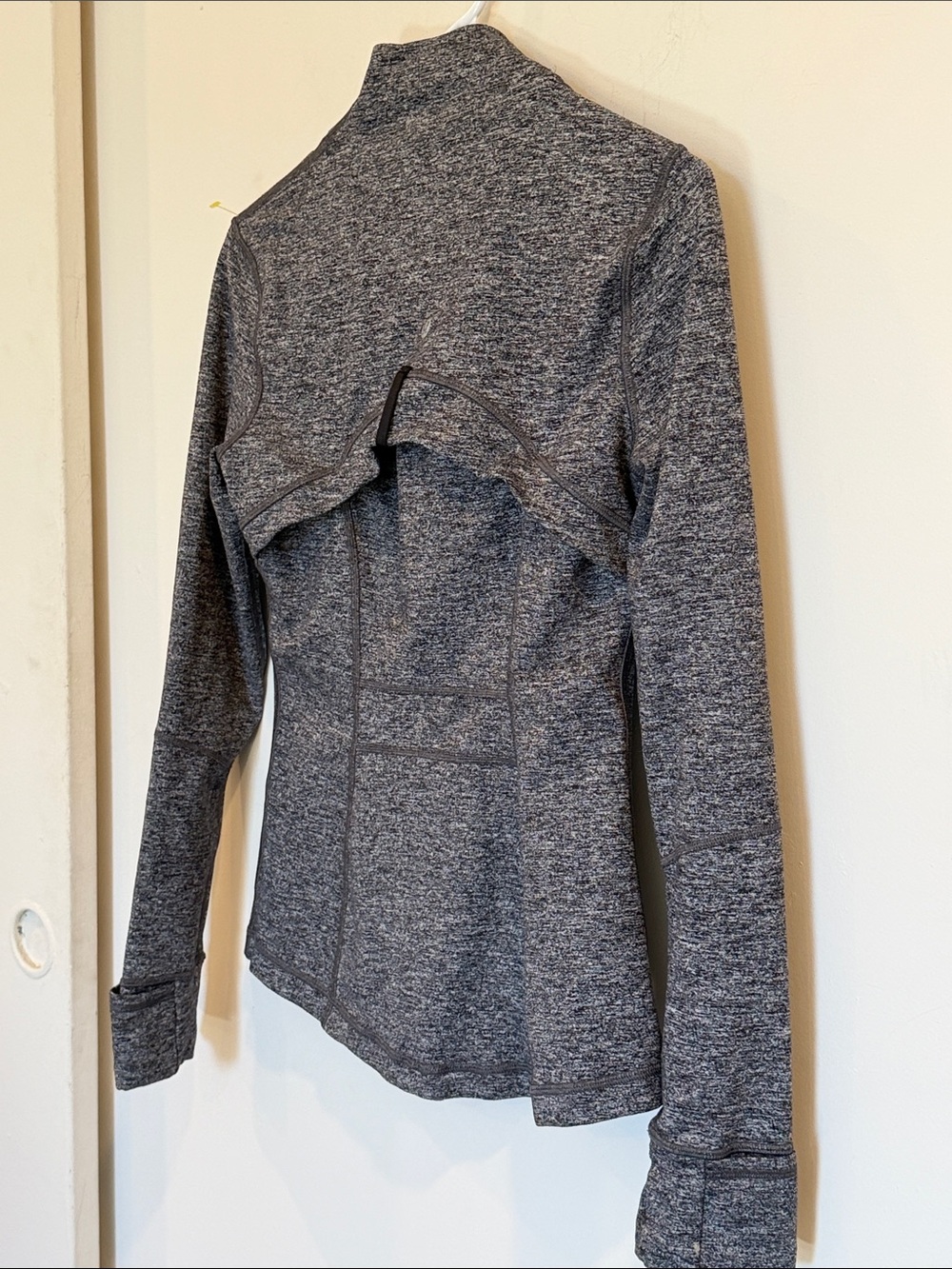 lululemon athletica Heather Gray Full-Zip Sculpting Jacket - Picture 10 of 11